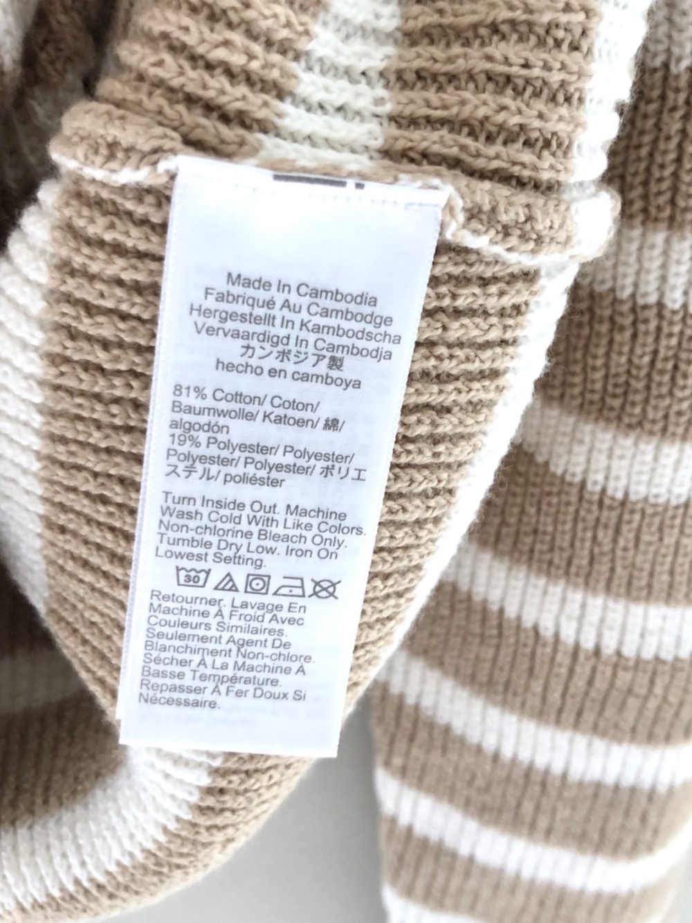 NWT J.Crew Factory Button-neck Sweater - Picture 7 of 7